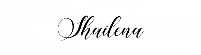 Shailena  フリーフォントのダウンロード