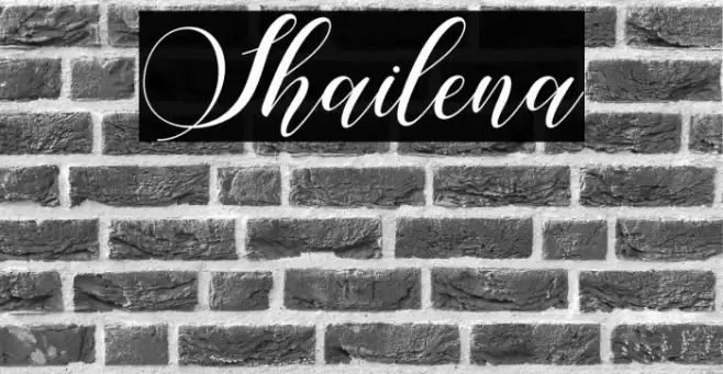 Shailena Font examples