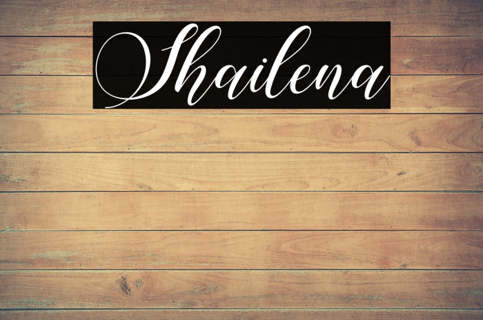 Shailena Example 2
