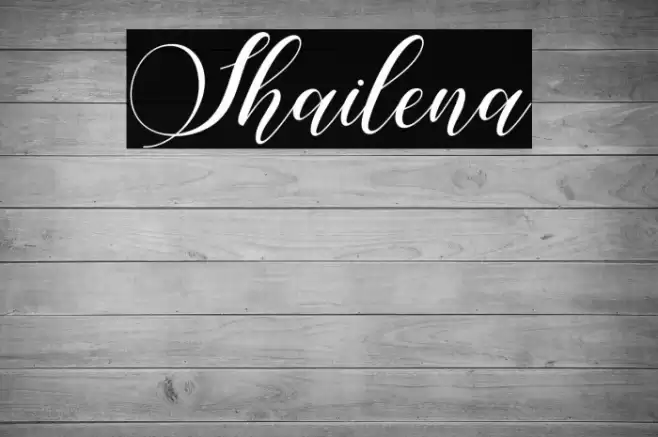 Shailena Font examples