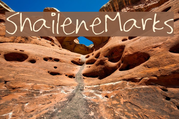 Shailene_Marks Font examples
