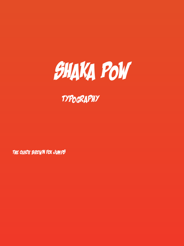 Shaka Pow Poster