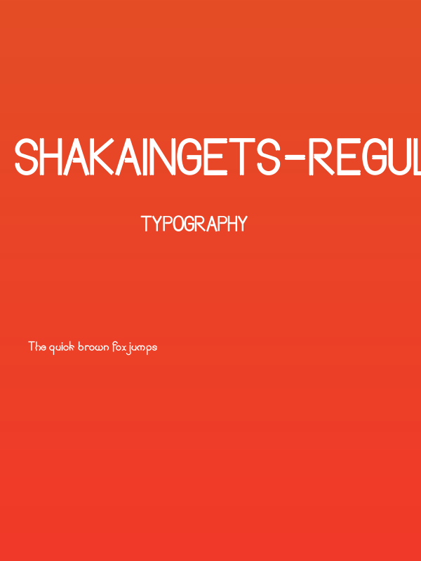 Shakaingets-Regular Poster