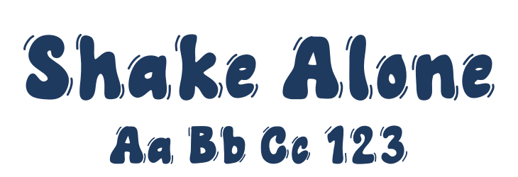 Shake Alone Font Preview