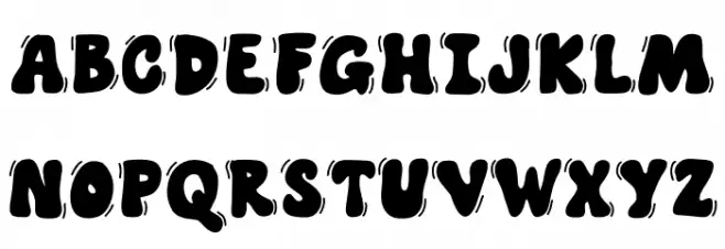 Shake Alone Fuentes MAYÚSCULAS