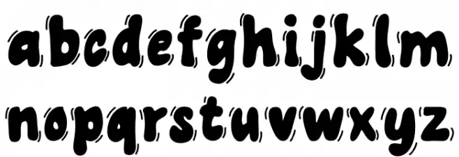 Shake Alone Fuentes MINÚSCULAS