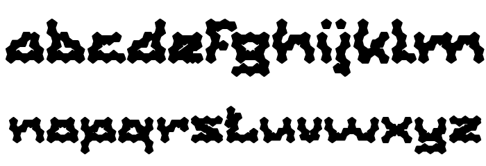 Shake It Off Bold Font LOWERCASE