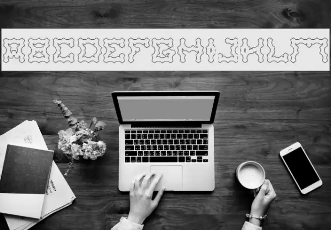 Shake It Off-Hollow-Inverse Font examples