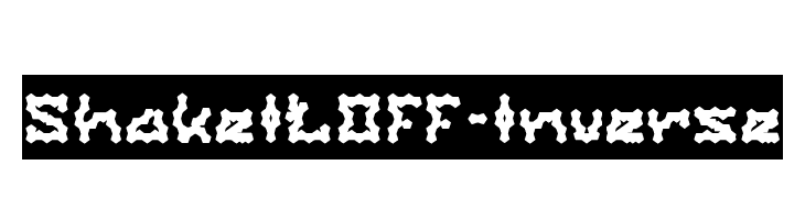 Shake It Off-Inverse  font caratteri gratis