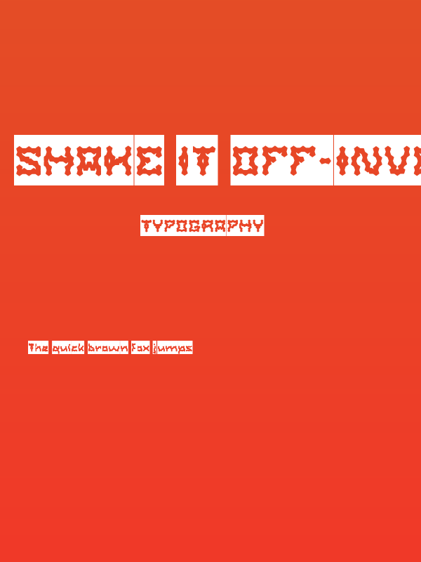 Shake It Off-Inverse Poster