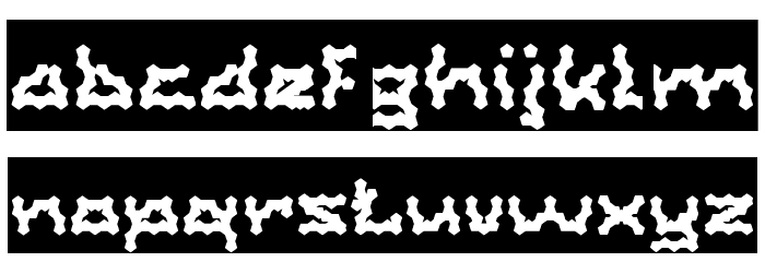 Shake It Off-Inverse Font LOWERCASE