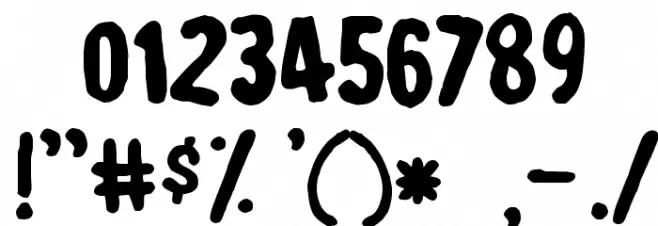 Shake that booty Schriftart Anderer Schreiben