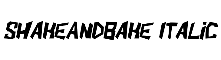 ShakeAndBake Italic  नि: शुल्क फ़ॉन्ट्स डाउनलोड