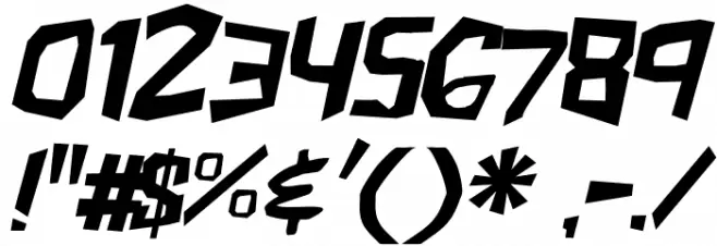 ShakeAndBake Italic Font OTHER CHARS