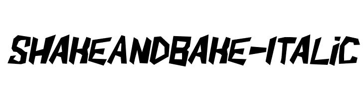 ShakeAndBake-Italic  Fuentes Gratis Descargar