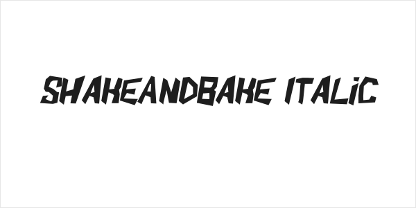 ShakeAndBake Italic Logo