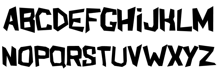 ShakeAndBake Font LOWERCASE