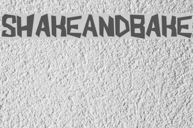 ShakeAndBake Font examples