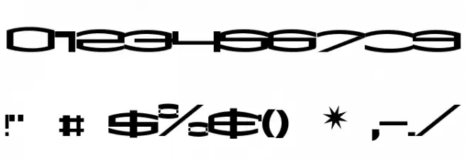 ShakeDown SemiBold Font OTHER CHARS