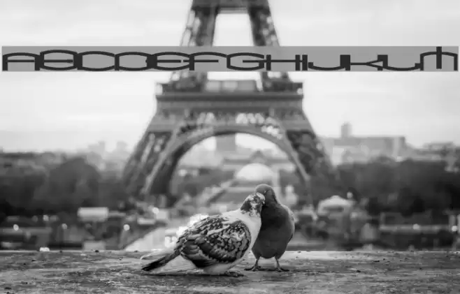 ShakeDown SemiBold Font examples