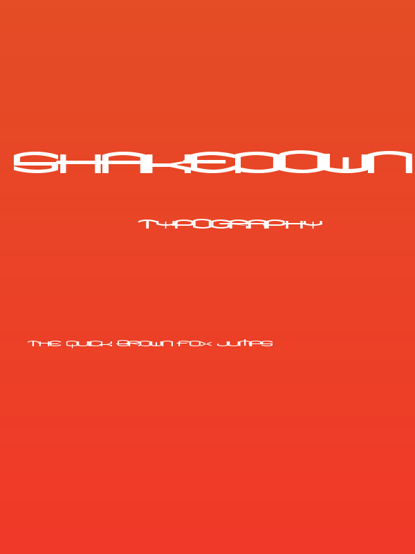 ShakeDown SemiBold Poster