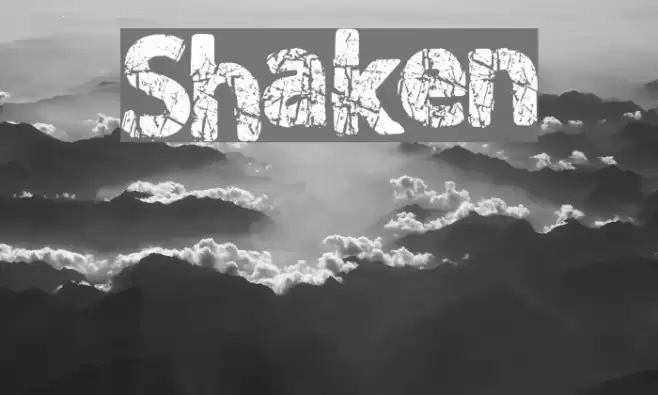 Shaken Font examples