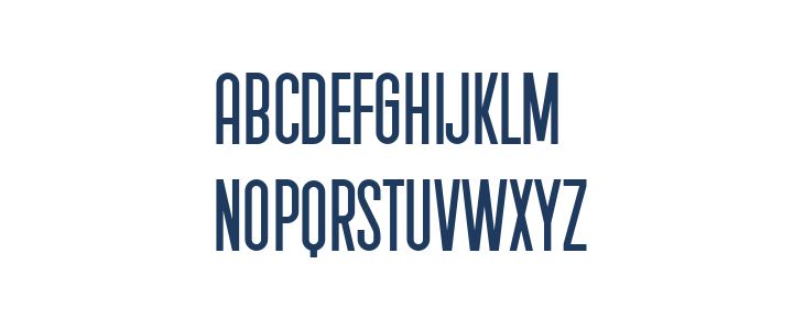 Shakeout Regular Lowercase