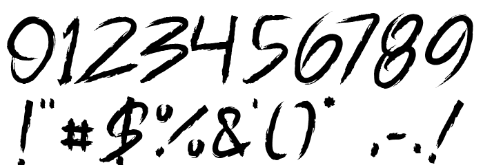 Shaker Rocker Font OTHER CHARS