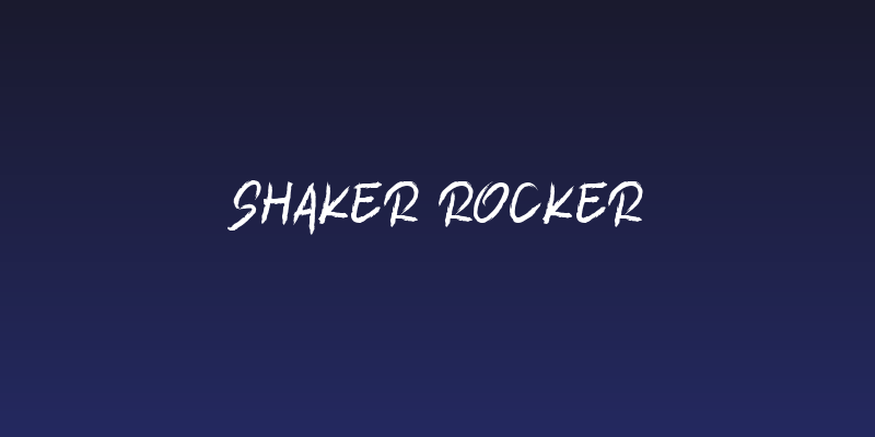 Shaker Rocker Social Header