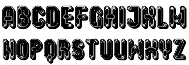 Shakers Regular Font Alte caractere