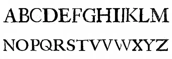 Shakespeare First Folio Font 字体 大写