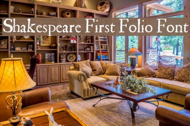 Shakespeare First Folio Font Example 1