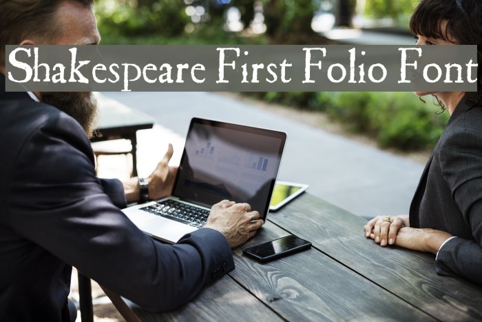 Shakespeare First Folio Font Font examples