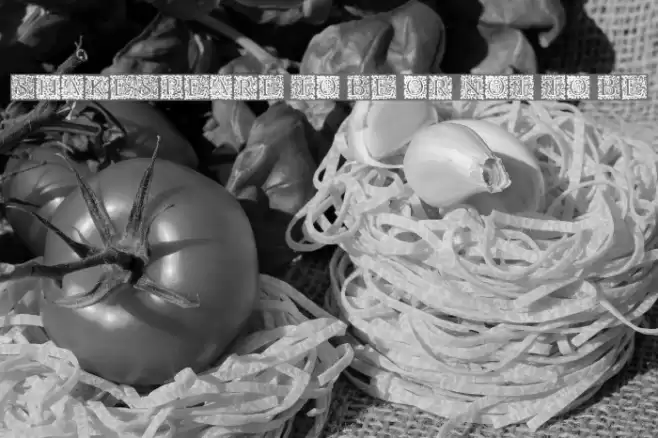 Shakespeare To Be Or Not To Be Font examples