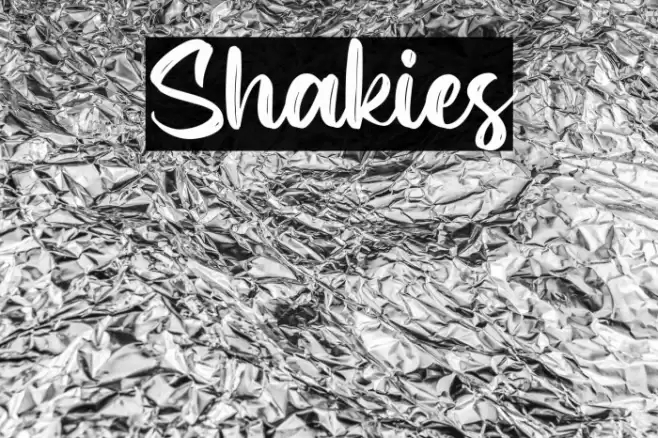 Shakies Font examples