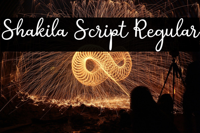 Shakila Script Regular Example 1
