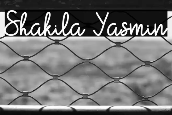Shakila Yasmin Font examples