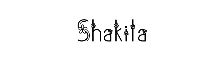 Shakila  Frei Schriftart Herunterladen