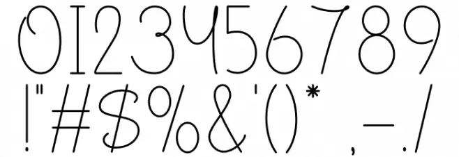 Shakila Font OTHER CHARS