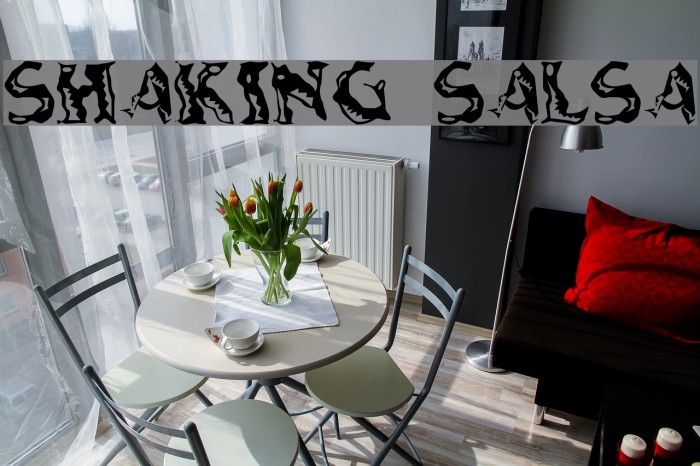 Shaking Salsa Font examples