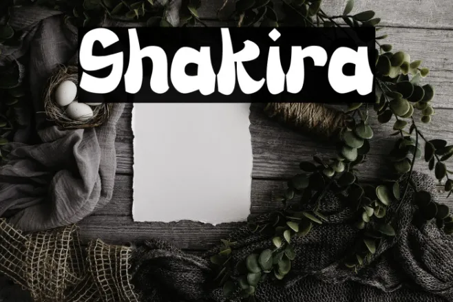 Shakira Example 2