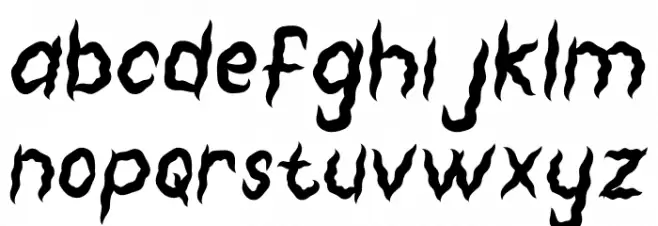 Shaky Halloween Fuentes MINÚSCULAS