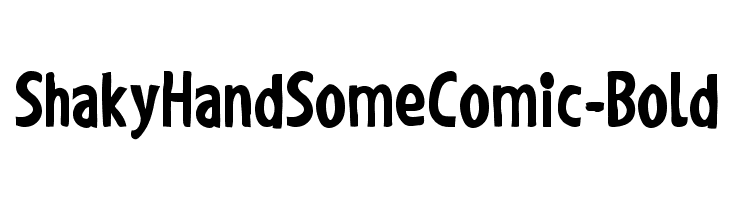 ShakyHandSomeComic-Bold  Frei Schriftart Herunterladen