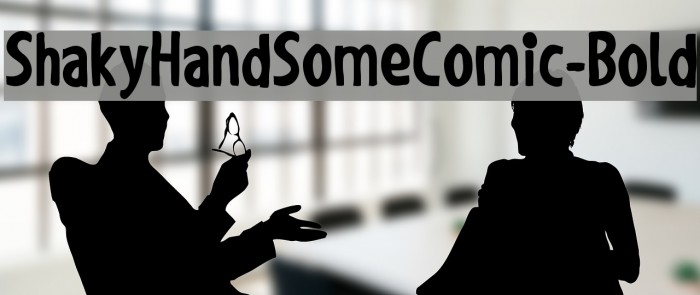 ShakyHandSomeComic-Bold Font examples