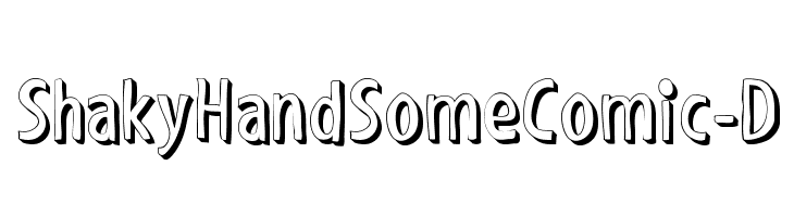 ShakyHandSomeComic-D Font