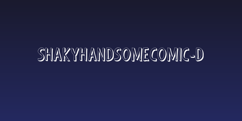 ShakyHandSomeComic-D Social Header