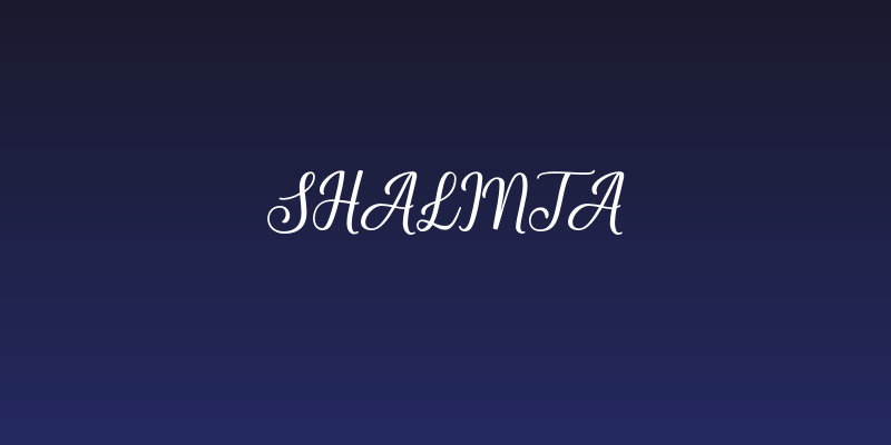 Shalinta Social Header
