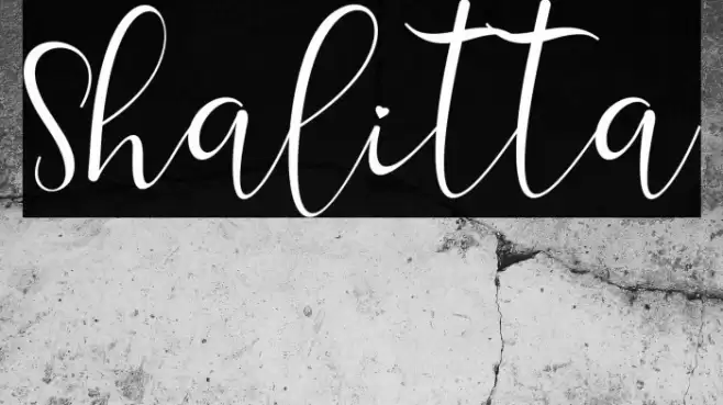 Shalitta Font examples