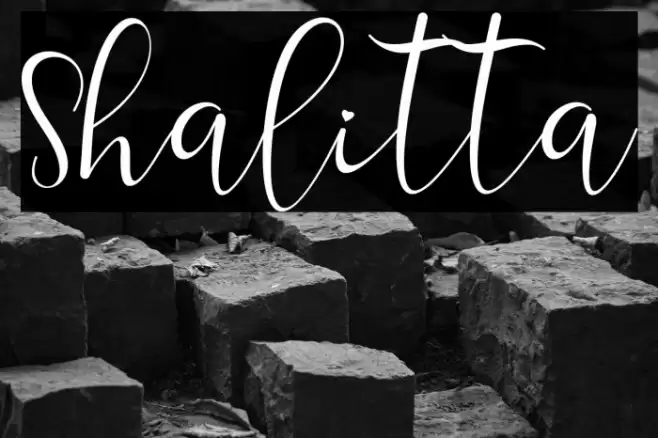 Shalitta Font examples
