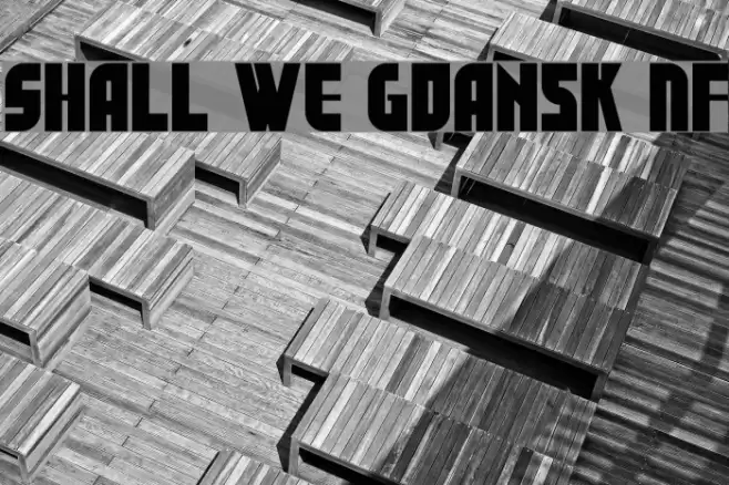 Shall We Gdansk NF Font examples